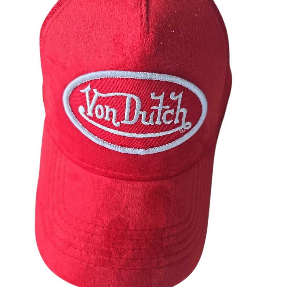 Von Dutch Bold Red Hat